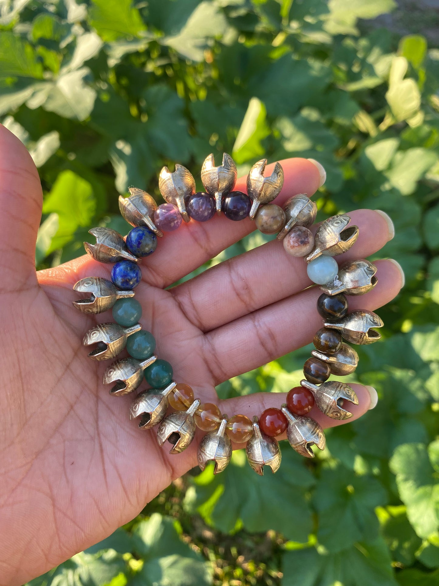 Chakra Tibetan Bell Bracelet
