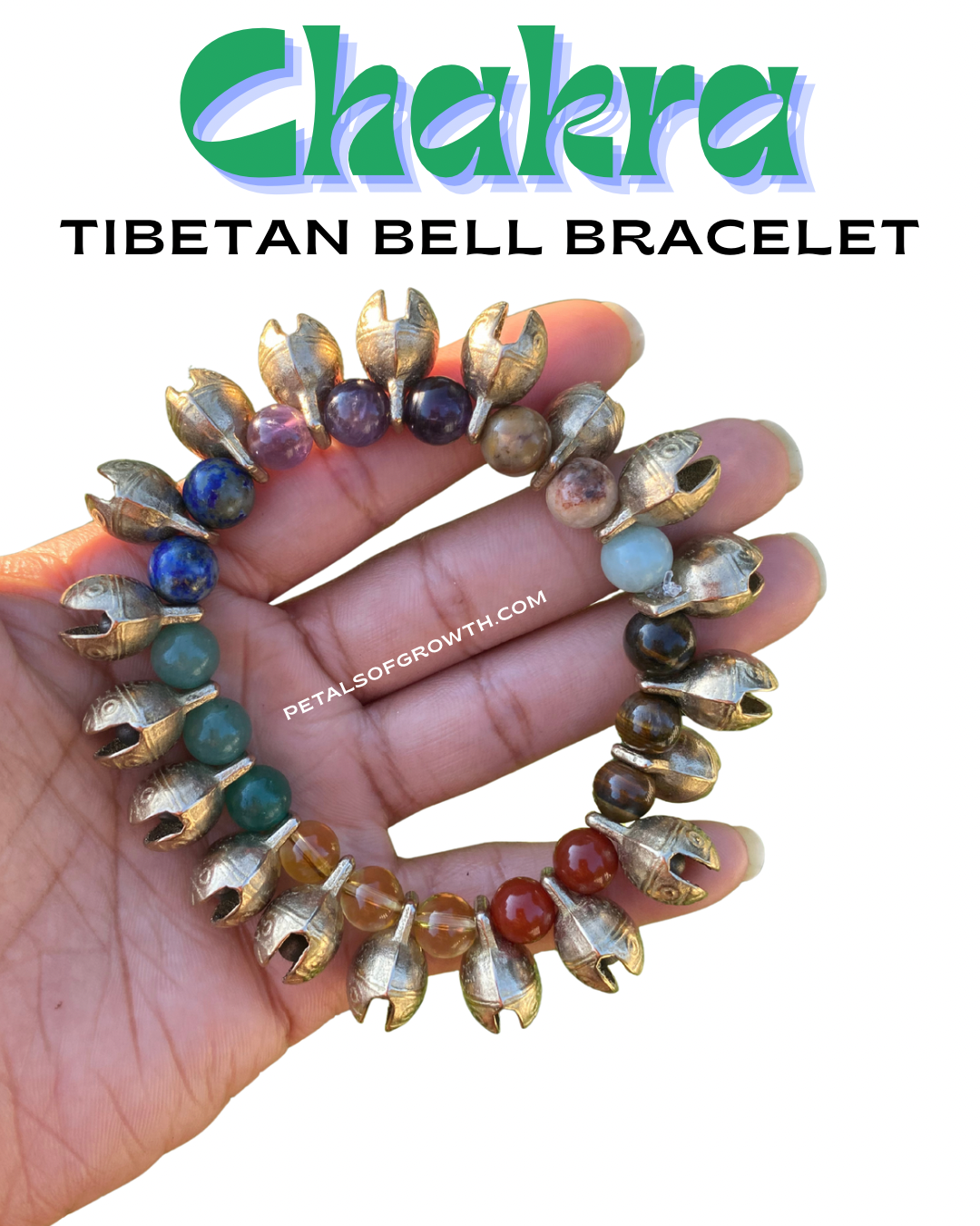 Chakra Tibetan Bell Bracelet