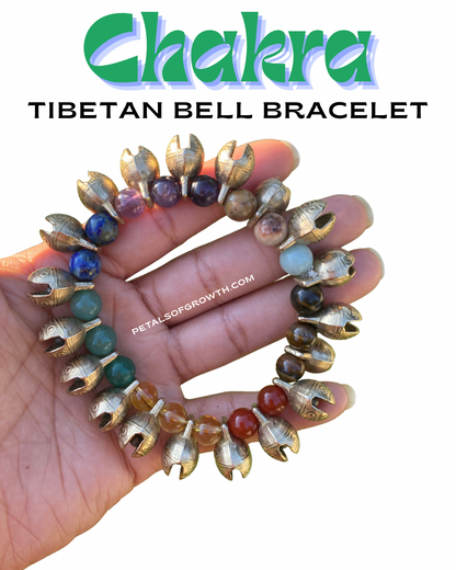 Chakra Tibetan Bell Bracelet